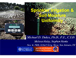 Screen shot of IA 2006 Soil Moisture Uniformity presentation
