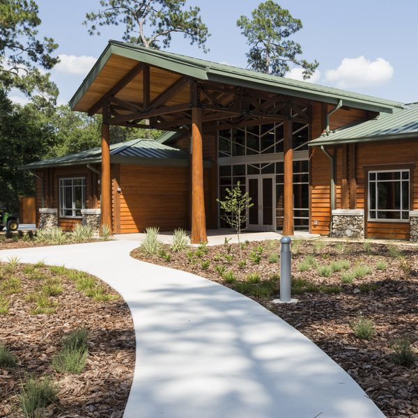 An image of the Austin Cary Forest Campus building.
