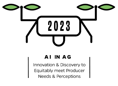 Logo for the AI in Ag 2023 Conference